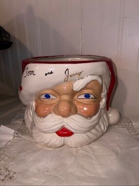 Vintage Santa Punch Bowl Jamar Mallory